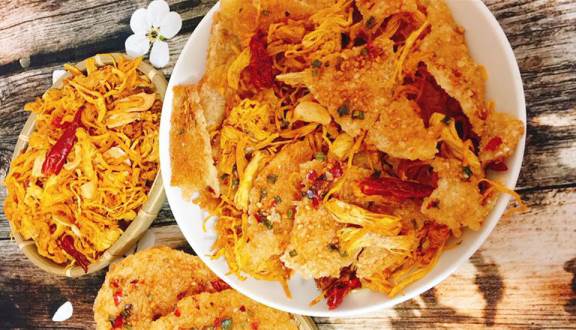 1Kg Cơm Cháy Lắc Khô Gà Đặc Biệt