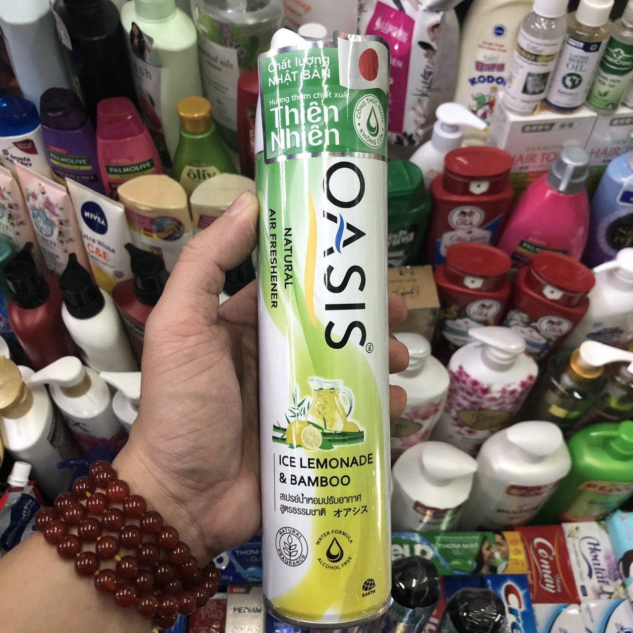 Xịt phòng Oasis 320ml (hoa hồng)