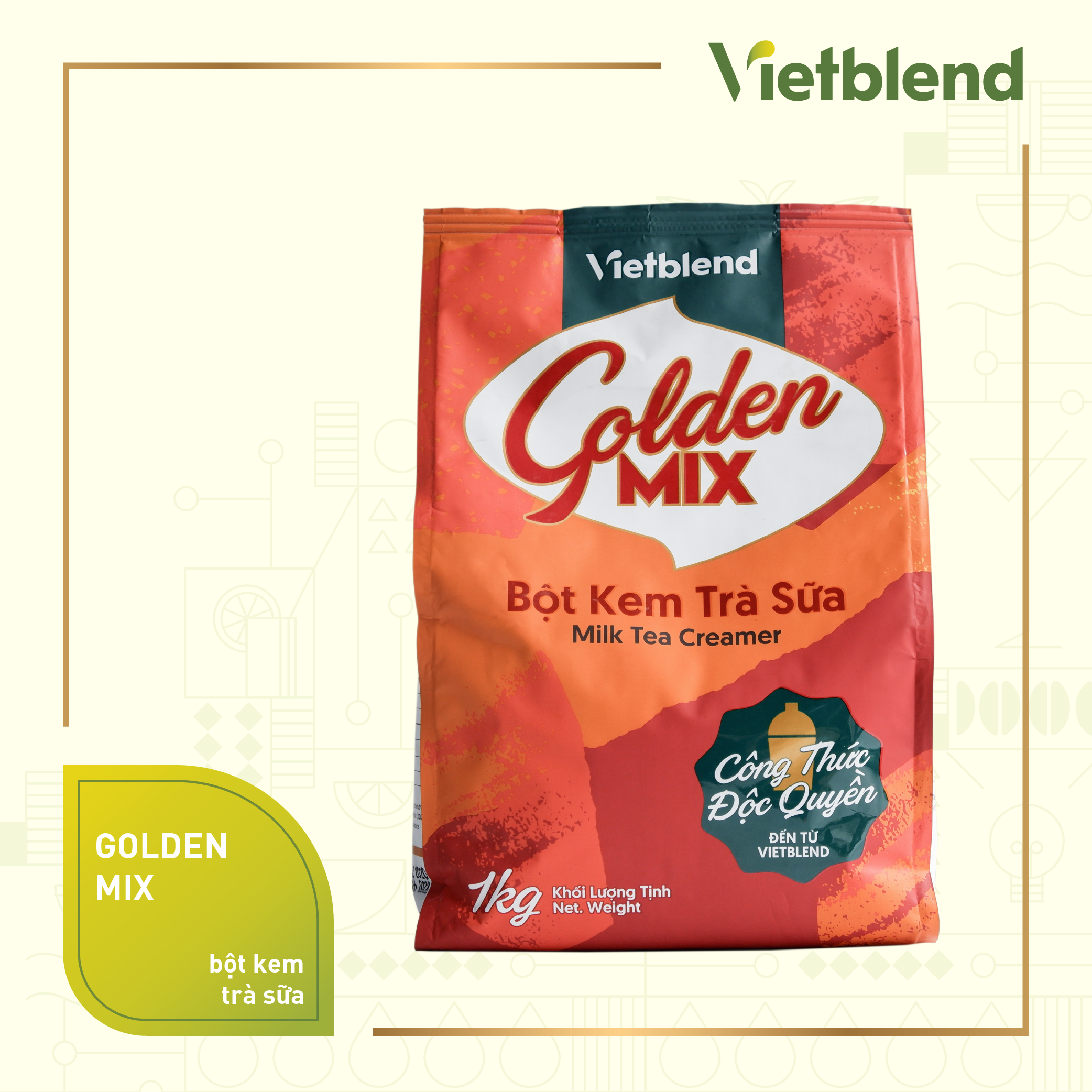 Vietblend - Bột kem trà sữa Golden Mix