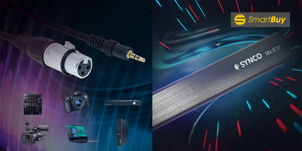 Micro thu âm giọng hát và nhạc cụ đa năng Synco Mic-E10