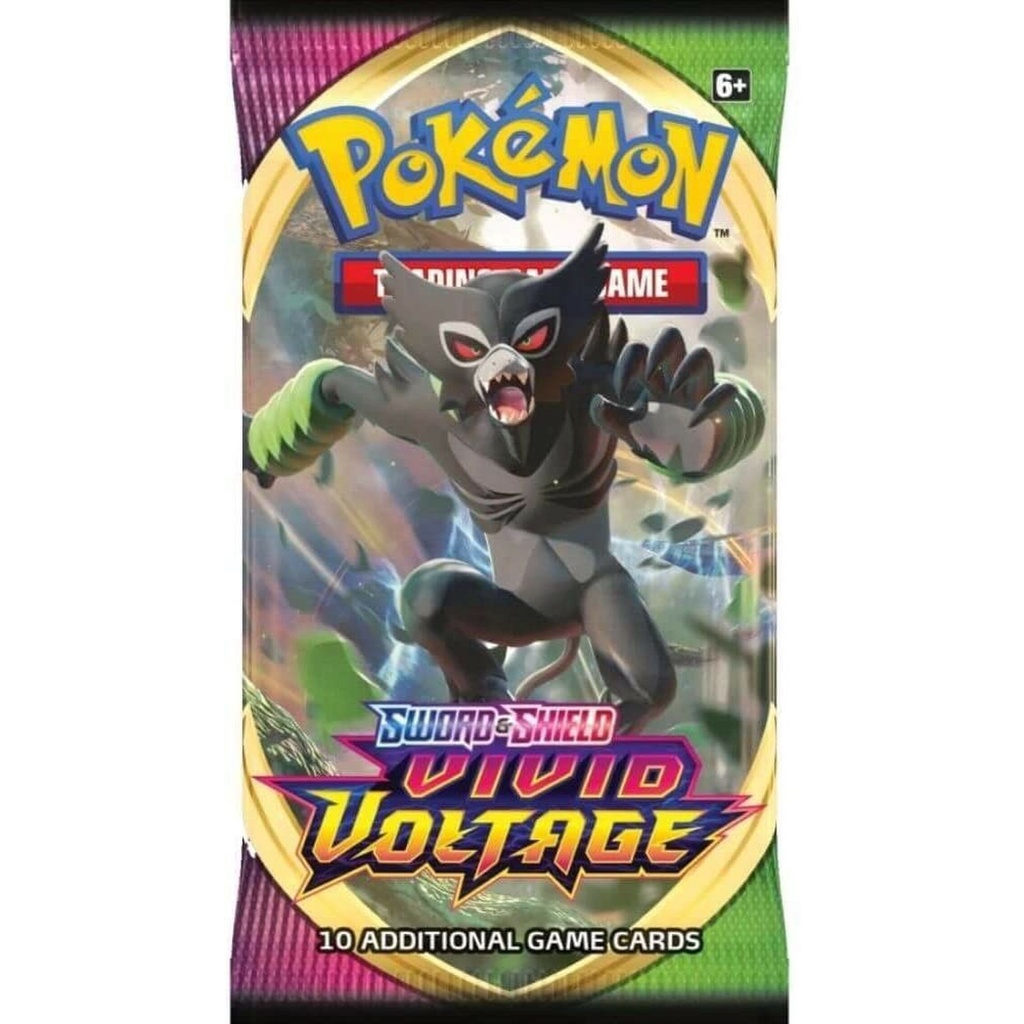 Gói bài Pokemon TCG - Sword & Shield Vivid Voltage (1 gói)