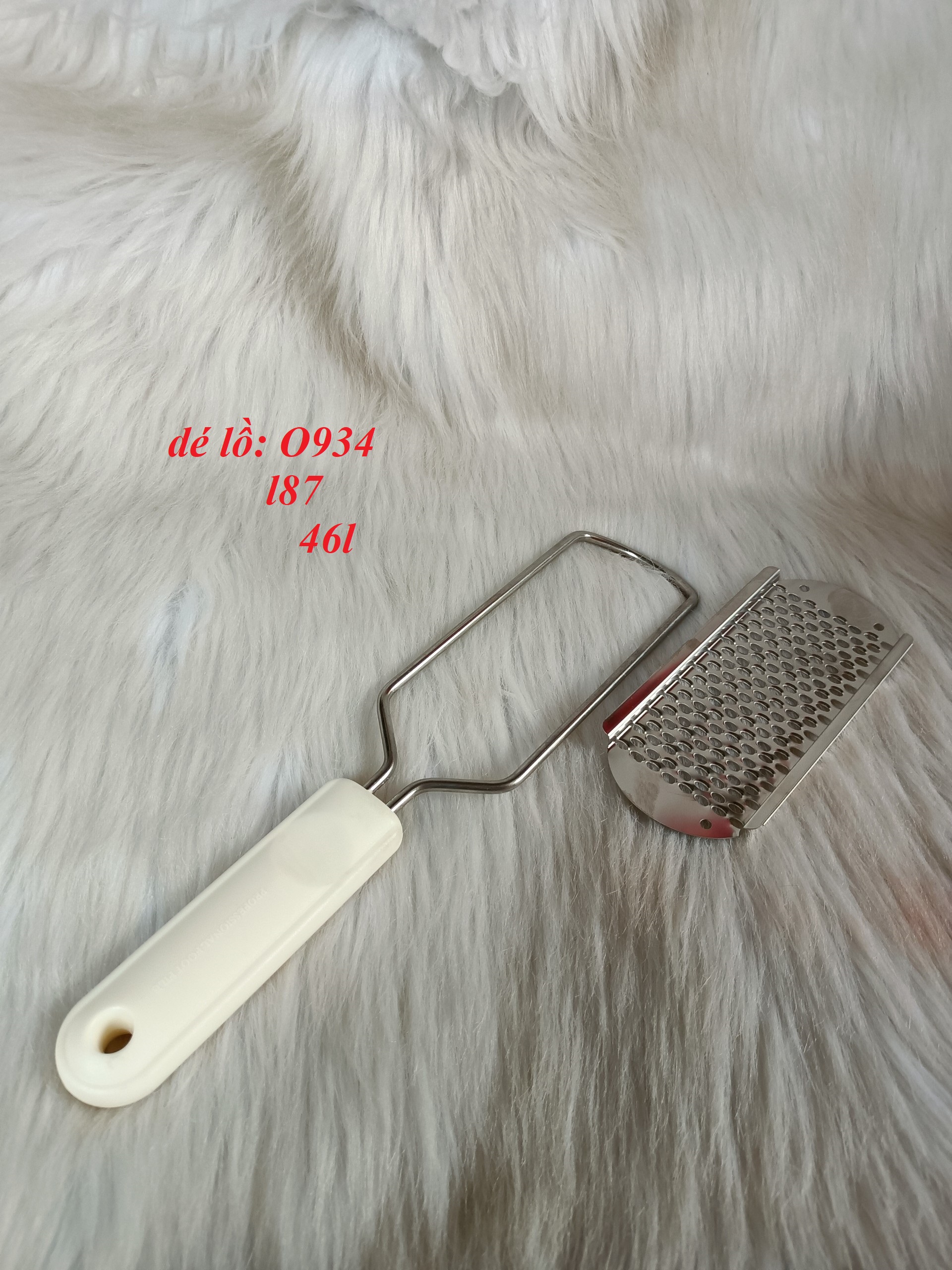 Chà gót chân inox thay được lưỡi chà gót chân