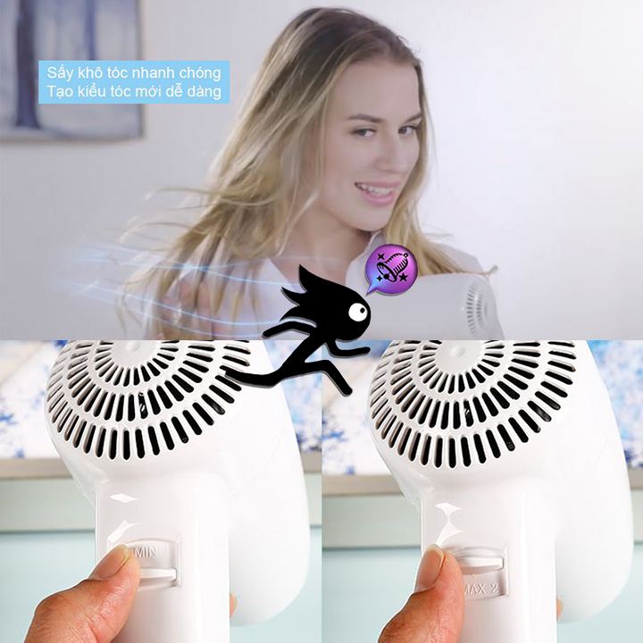 Máy sấy tóc treo tường Interhasa