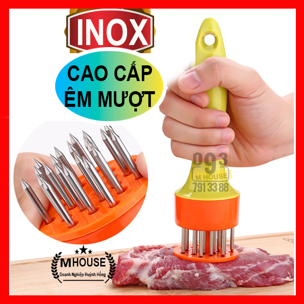 Hammer Knock Meat Hammer Stainless steel Tool, Kitchen gadget meat loose household meat hammer Meat Tool