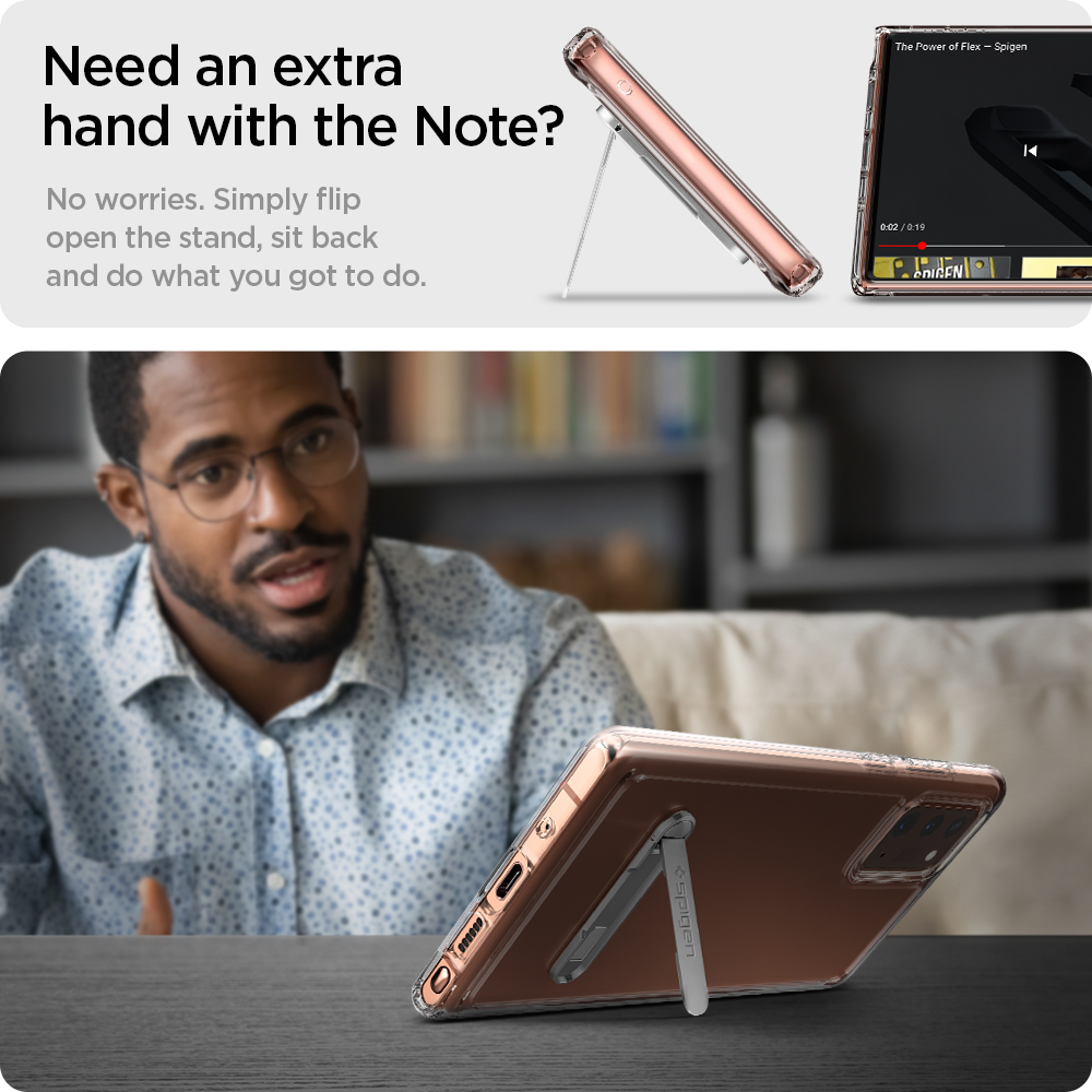 Ốp Galaxy Note 20 / Note 20 Ultra Spigen Ultra Hybrid S
