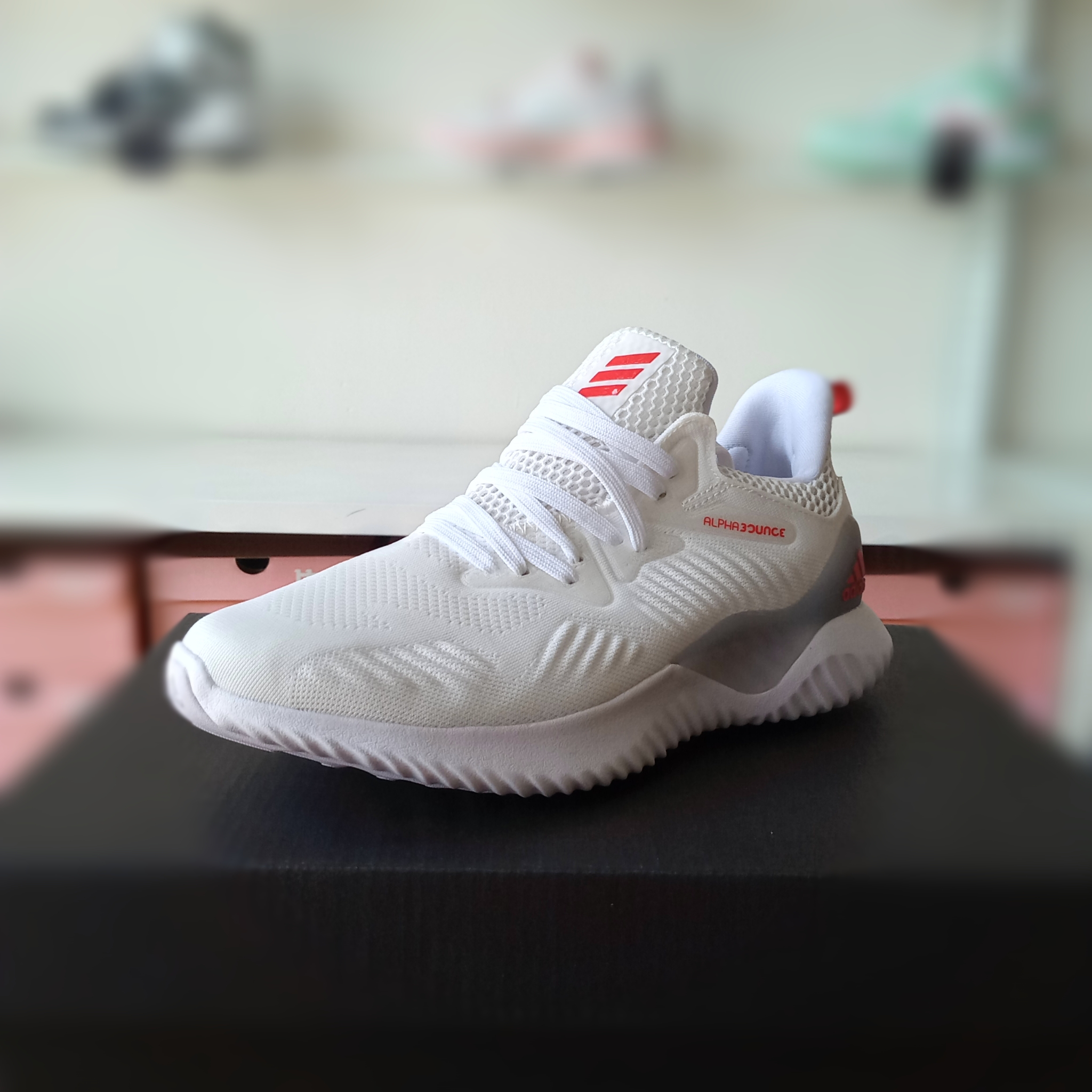 Giày Adidas Alphabounce Beyond trắng xám