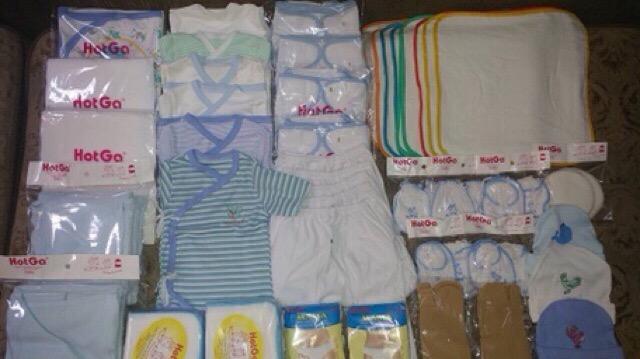 [HCM]Combo đồ dùng trẻ sơ sinh hotga cho bé trai và gái