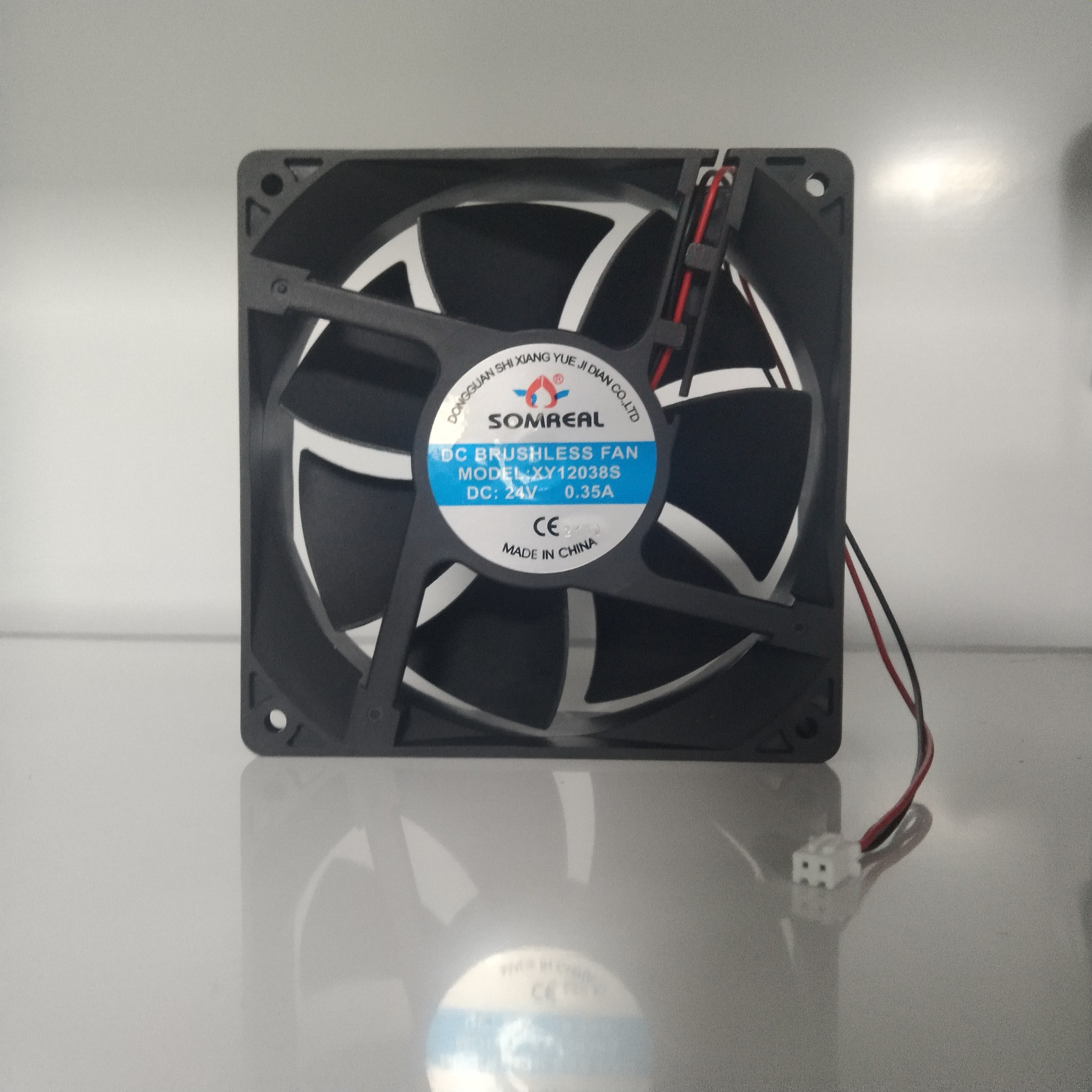 Quạt tản nhiệt 12*12*3.8cm 24V  0.35A