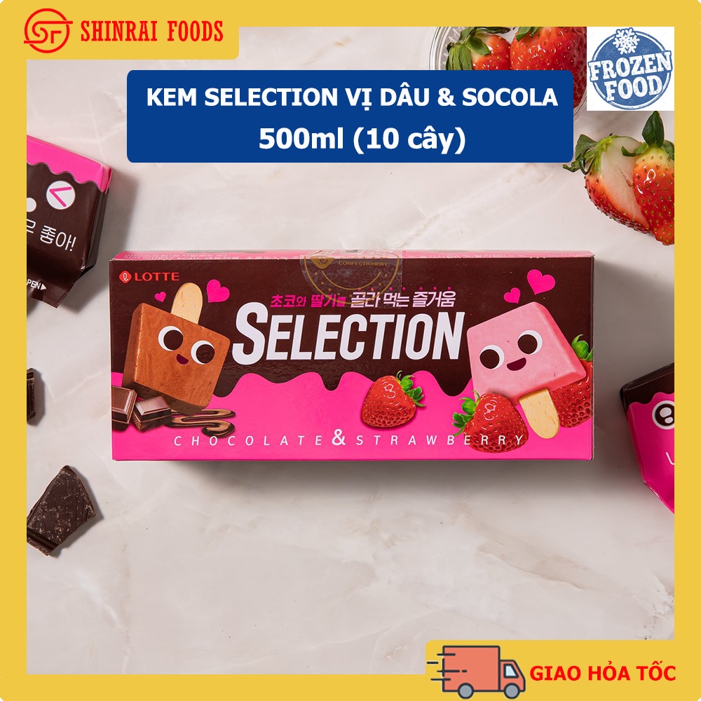 Kem Selection emoji Hàn Quốc 500 ml
