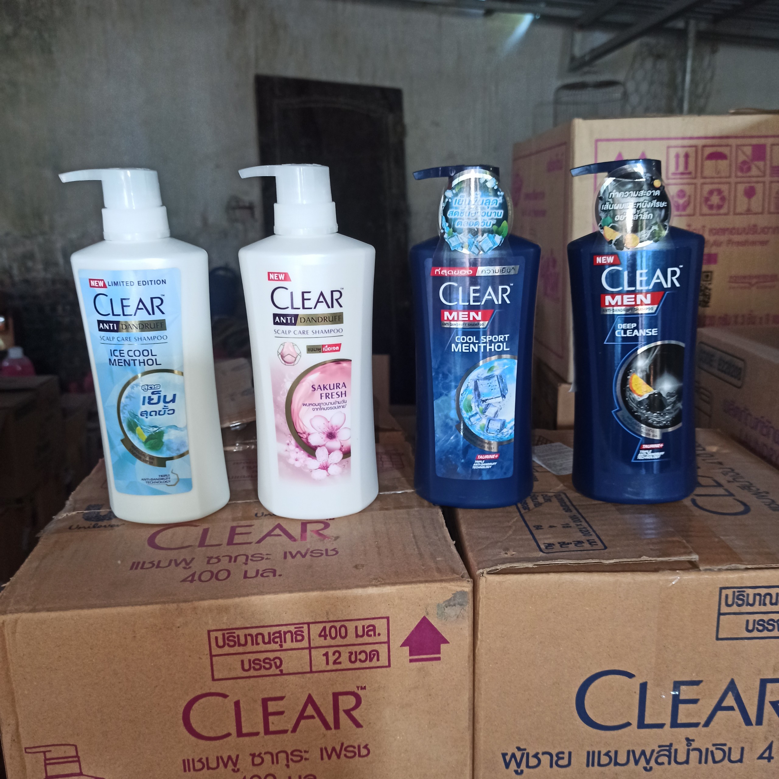 Dầu gội Clear nhập khẩu Thái Lan [400ml - 410ml]