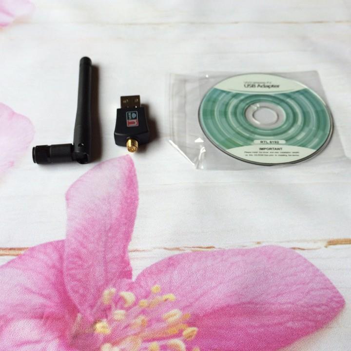 USB thu wifi tốc độ 300Mbp chipset RTL8192