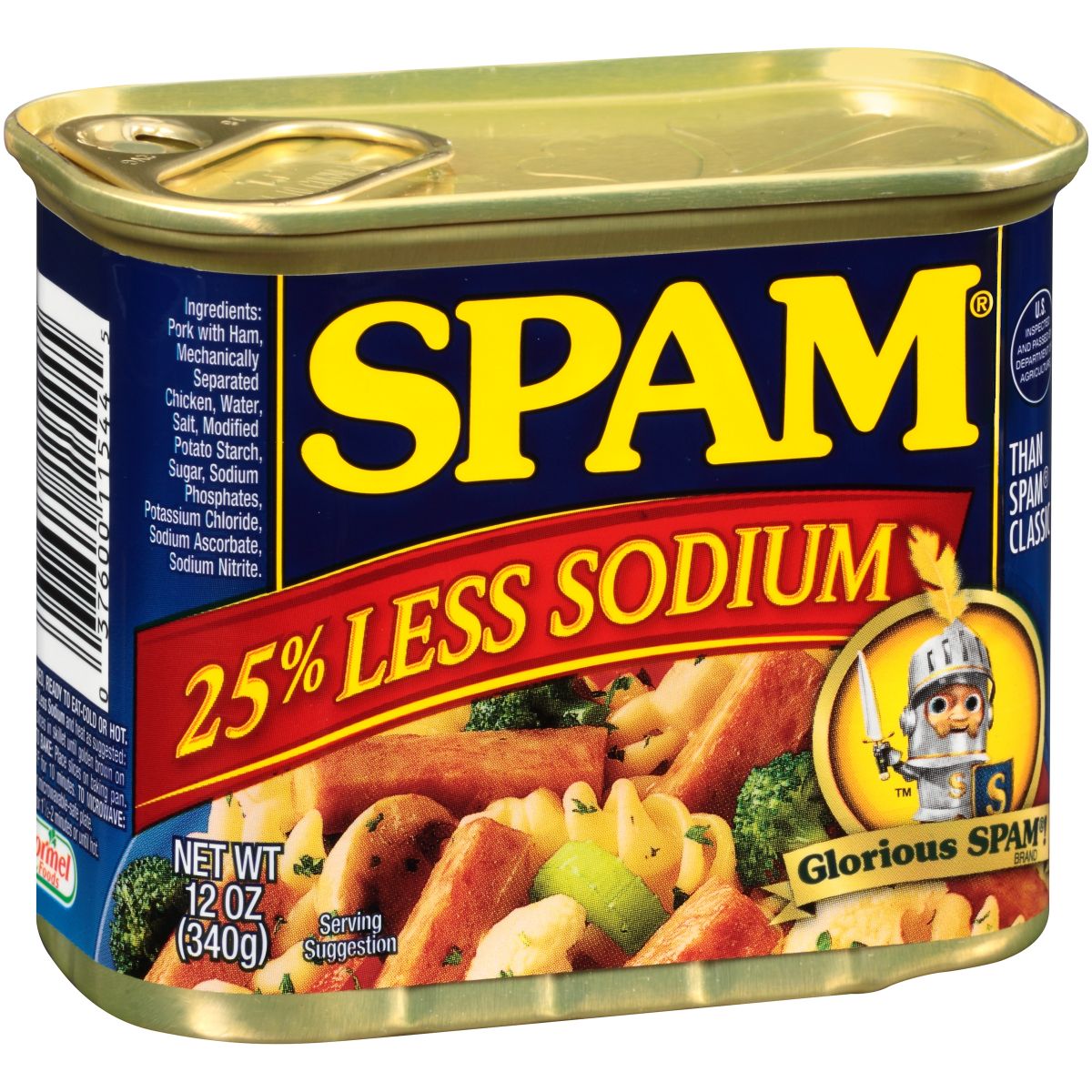 THỊT HỘP GLORIOUS SPAM 25% LESS SODIUM