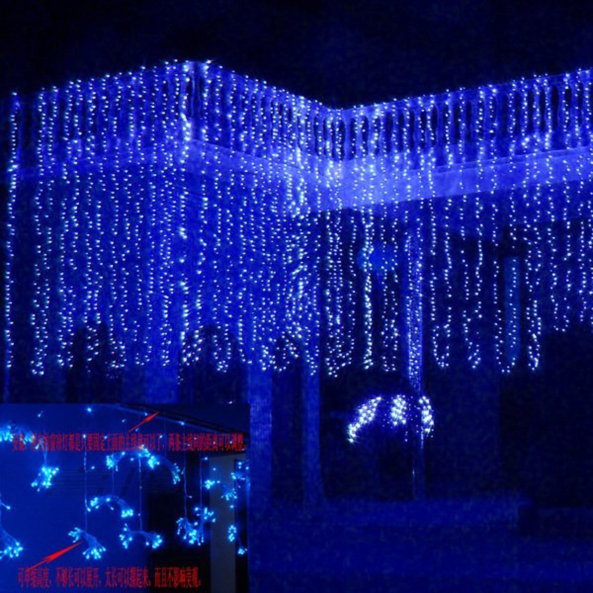 Bộ 10 dây đèn LED noel Chớp tắt đủ màu 2017(Trung tính)