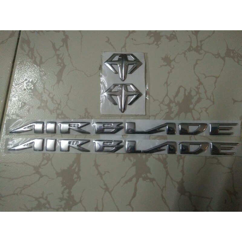 Tem Nổi AirBlade + Logo Kim Cương Bạc
