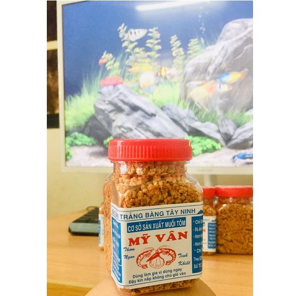 [HCM]MUỐI TÔM TÂY NINH TRẢNG BÀNG MỸ VÂN 100G