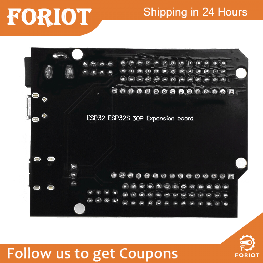 Foriot ESP32 Super Breakout Board Expansion Board 3 Types Outputs for ESP32 Module ESP-WROOM-32 ESP32 Block PCB