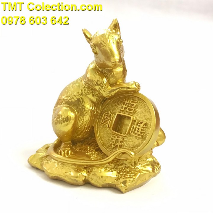 [HCM]Tượng Con Chuột Vàng Màu vàng - SP005164