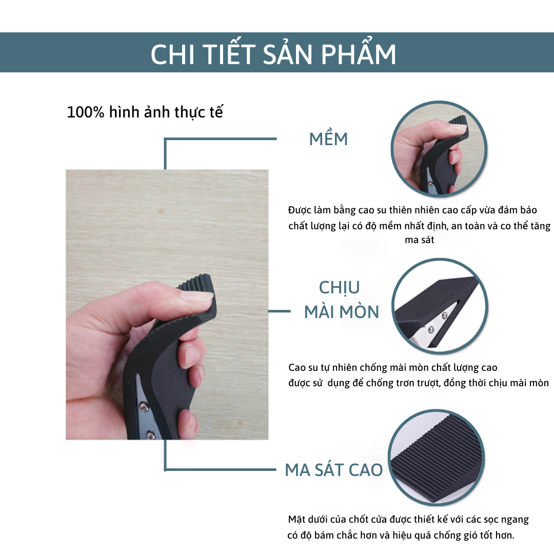 Miếng chèn khe cửa bằng cao su, chặn khe cửa EASYBUY