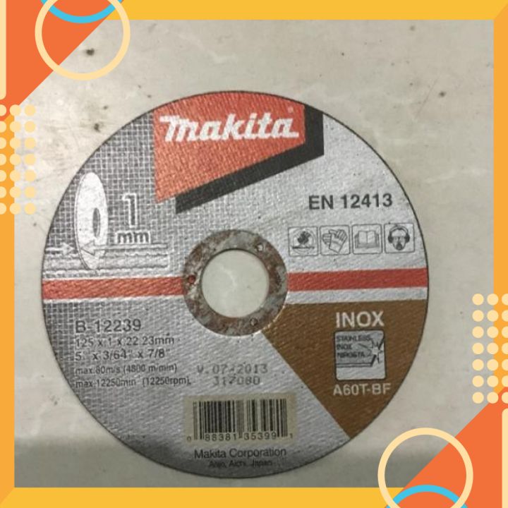 [Chính Hãng] Đá cắt inox 125 B-12239