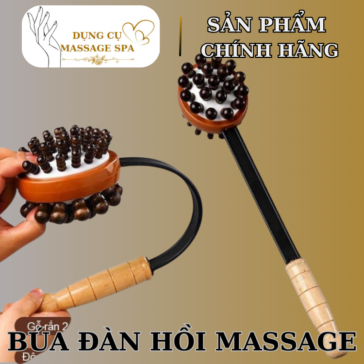 Búa thần kỳ đàn hồi dụng cụ spa trị liệu gậy massage đa năng