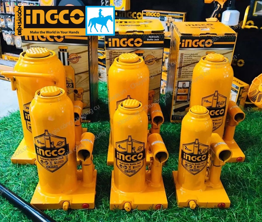 Con đội kích đội thủy lực 12 tấn Ingco HBJ1202