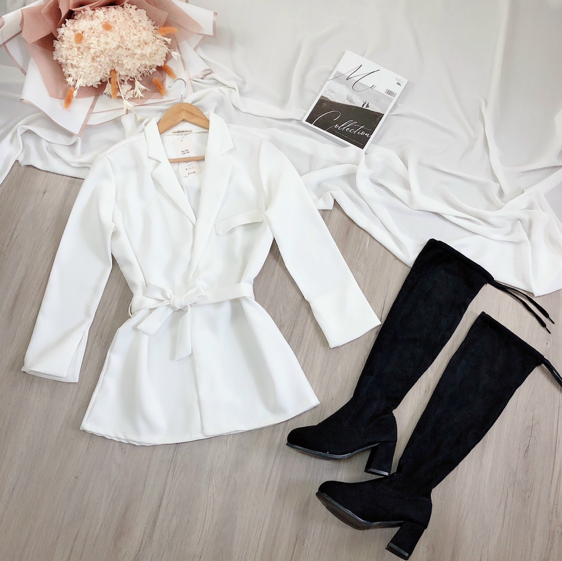 [HCM]Áo Cổ Vest Form Rộng
