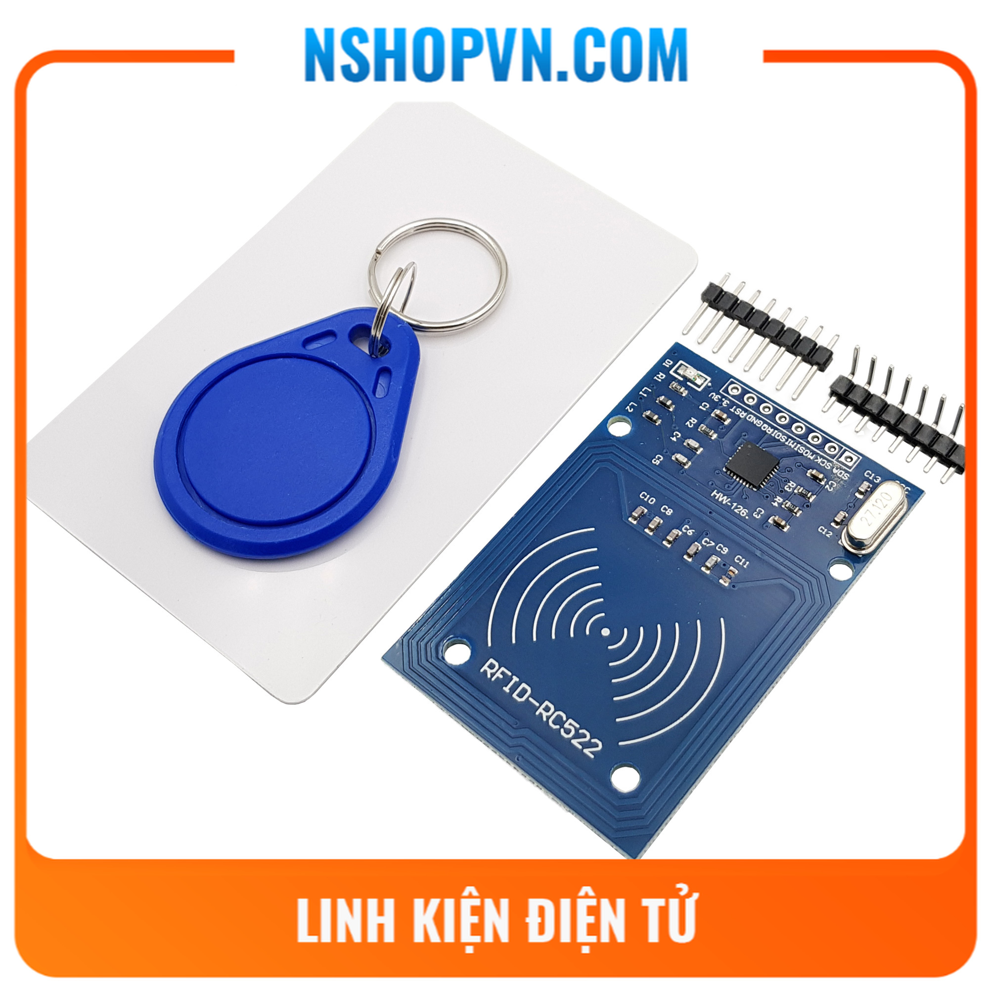 Mạch rfid rc522 nfc 13.56mhz