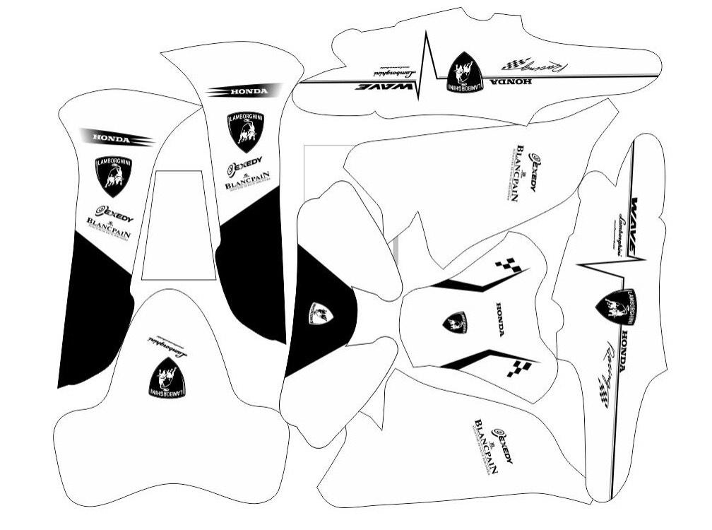 Tem trùm xe wave đen trắng 100, team dán xe máy wave, tem trùm wave, tem trum xe wave, team wave, team trùm wave, tem trum wave đen trắng 100 (wave alpha đời 2006-2016)