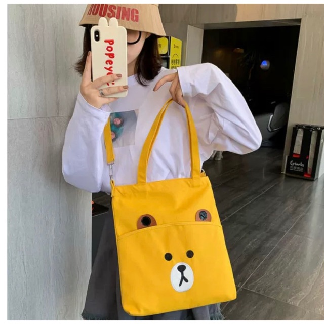 Tote đeo 2 kiểu - tai gấu