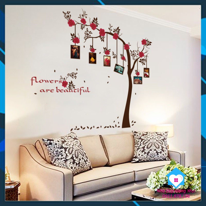 Decal Dán Tường Cây Cổ Thụ treo tranh Ảnh