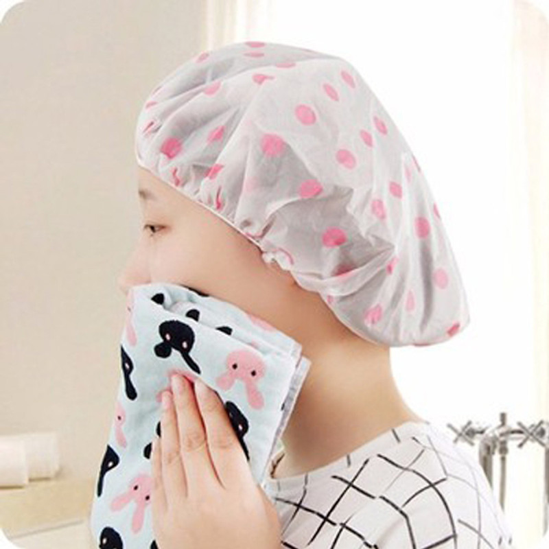 Mũ chụp tóc trong nhà tắm, mũ đội đầu, mũ chống ướt tóc, phụ kiện tiện dụng (MCT01) Huy Linh nhập khẩu