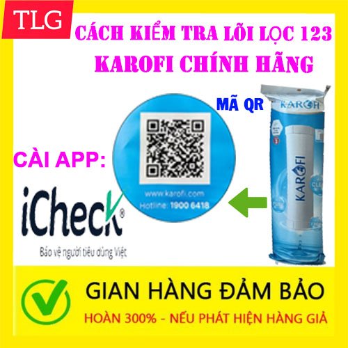 LÕI LỌC NƯỚC KAROFI SỐ 3