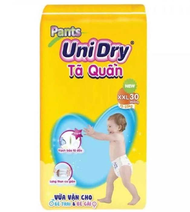 Tã quần unidry size m42 / l38 / xl34 / xxl30 miếng