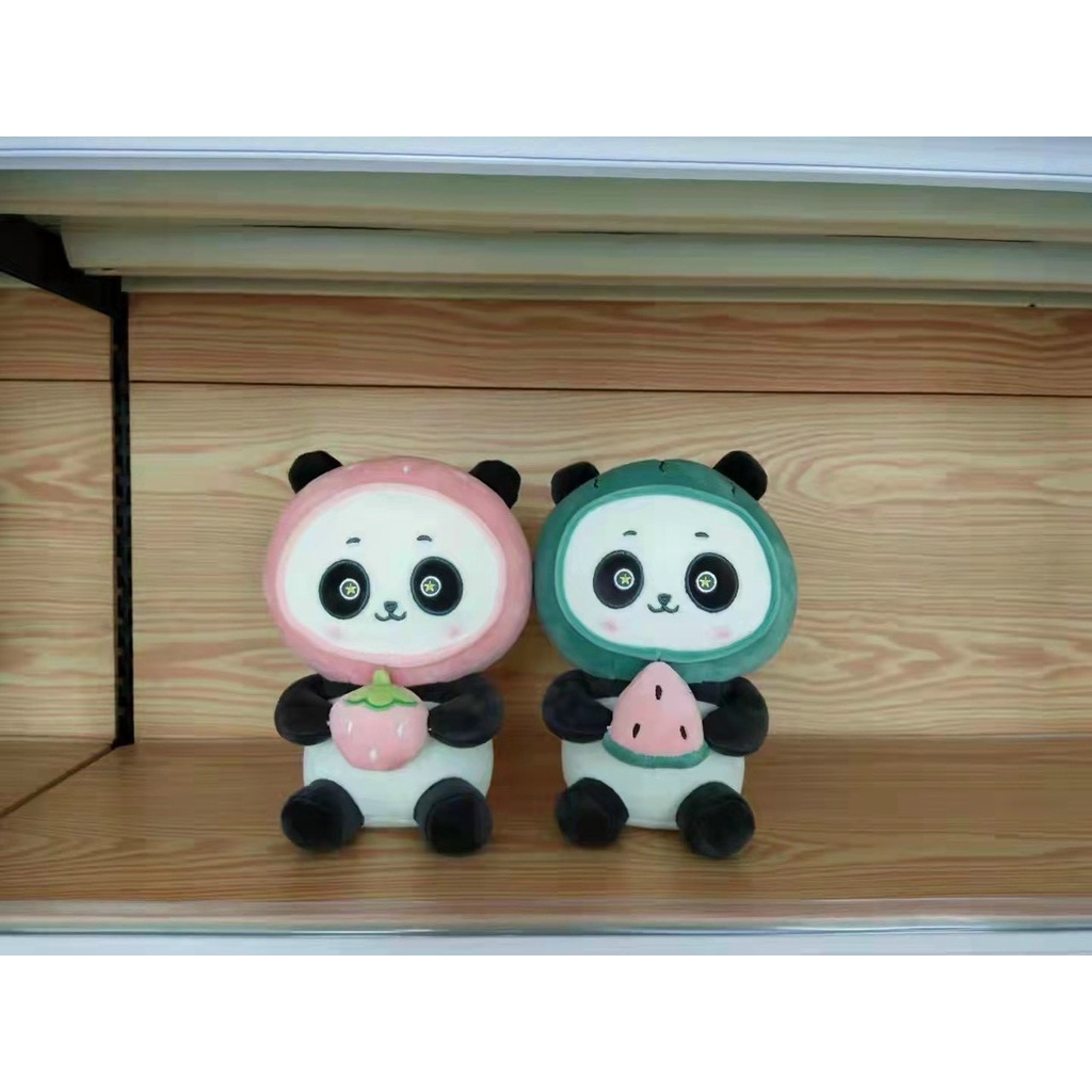 Thú Bông GẤU TRÚC PANDA Ôm Dưa Hấu