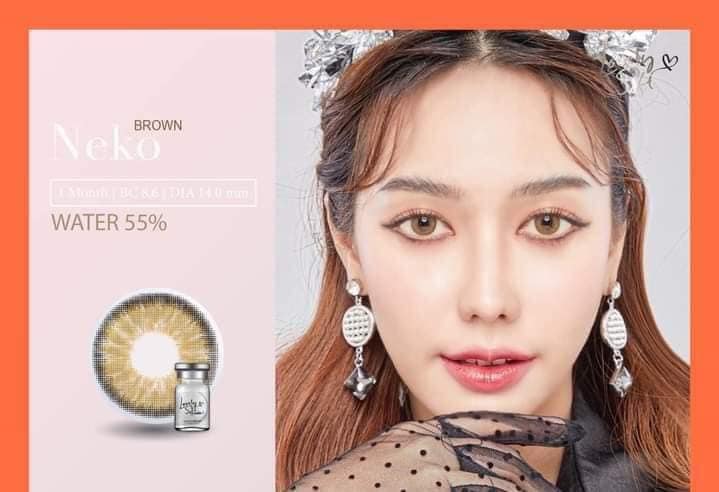 Kính áp tròng [ lens mắt ] BROWN 14.0-14.2mm [ Tú Mây Contact Lens Bình Dương ]