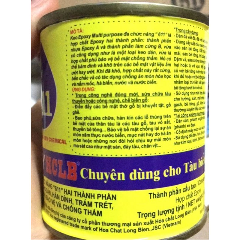 keo epoxy ab 611 dán đa năng siêu cứng