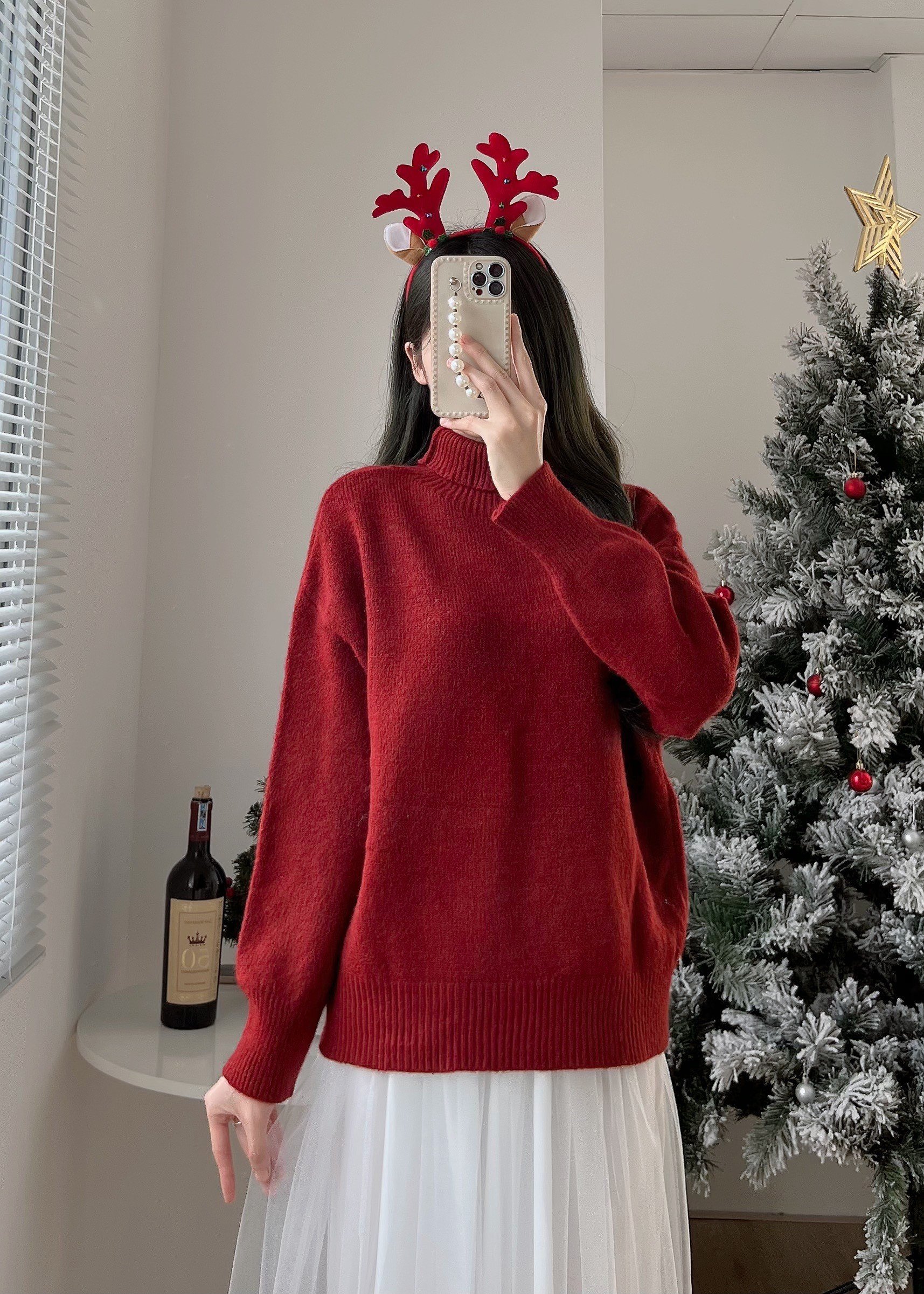 Áo len cổ lọ trơn chất mịn 247storefashion mã aocolo17183_p4k12