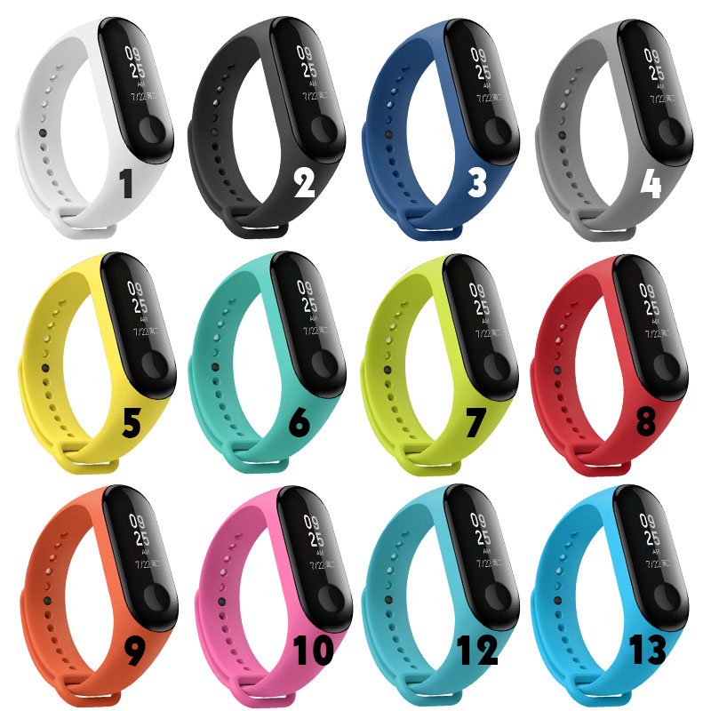 [Mi band 4] Dây thay silicone cho Miband 3, Miband 4