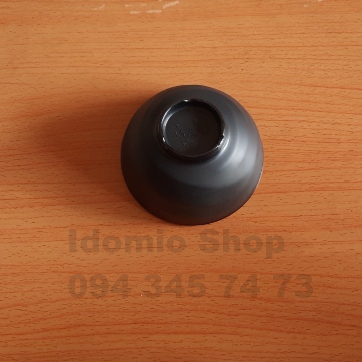 Chén Ăn Cơm Tròn Đen - Nhựa Melamine Màu Đen – CO15N