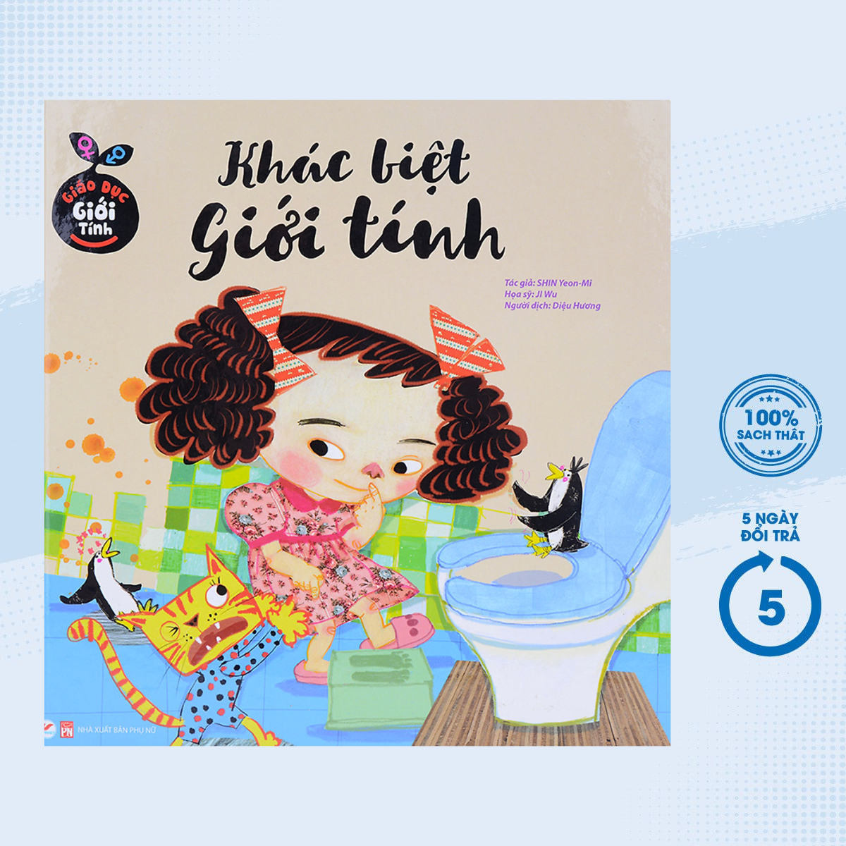 Sách giáo dục giới tính - khác biệt giới tính - newshop