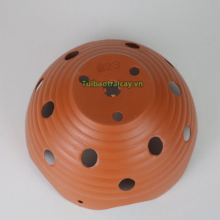 Giỏ trồng lan giả gốm phi 23cm - CN26