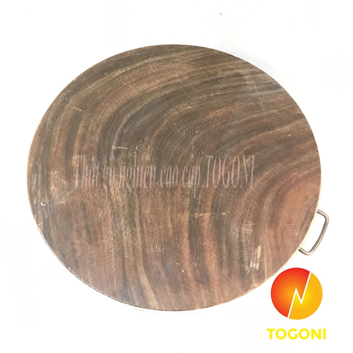 Thớt gỗ nghiến cao cấp Togoni D29cm dày 4cm
