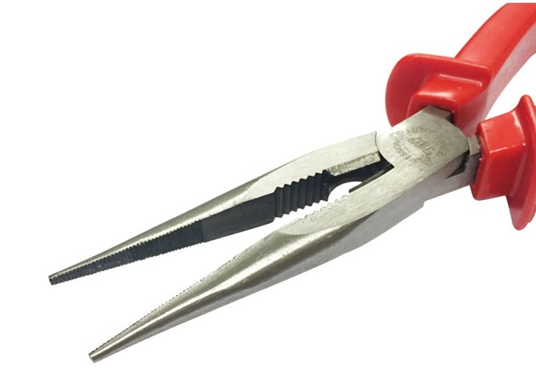 Kìm nhọn cán Đỏ TOP đủ size (6”- 8”) (160mm200mm)
