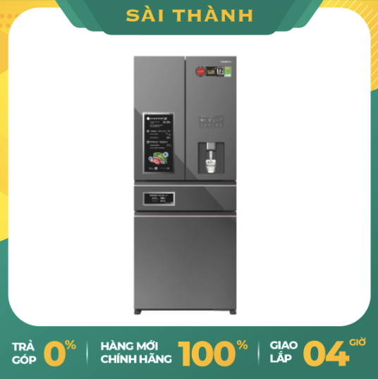 Tủ lạnh panasonic 4 cánh cao cấp nr-yw590ymmv - bảo hành chính hãng