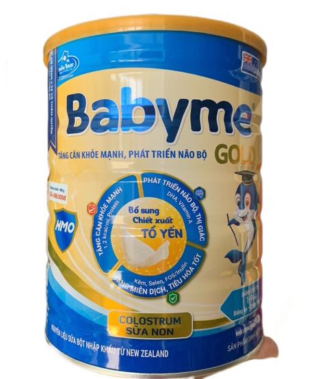 Sữa babyme gold 900g (chiết xuất tổ yến)