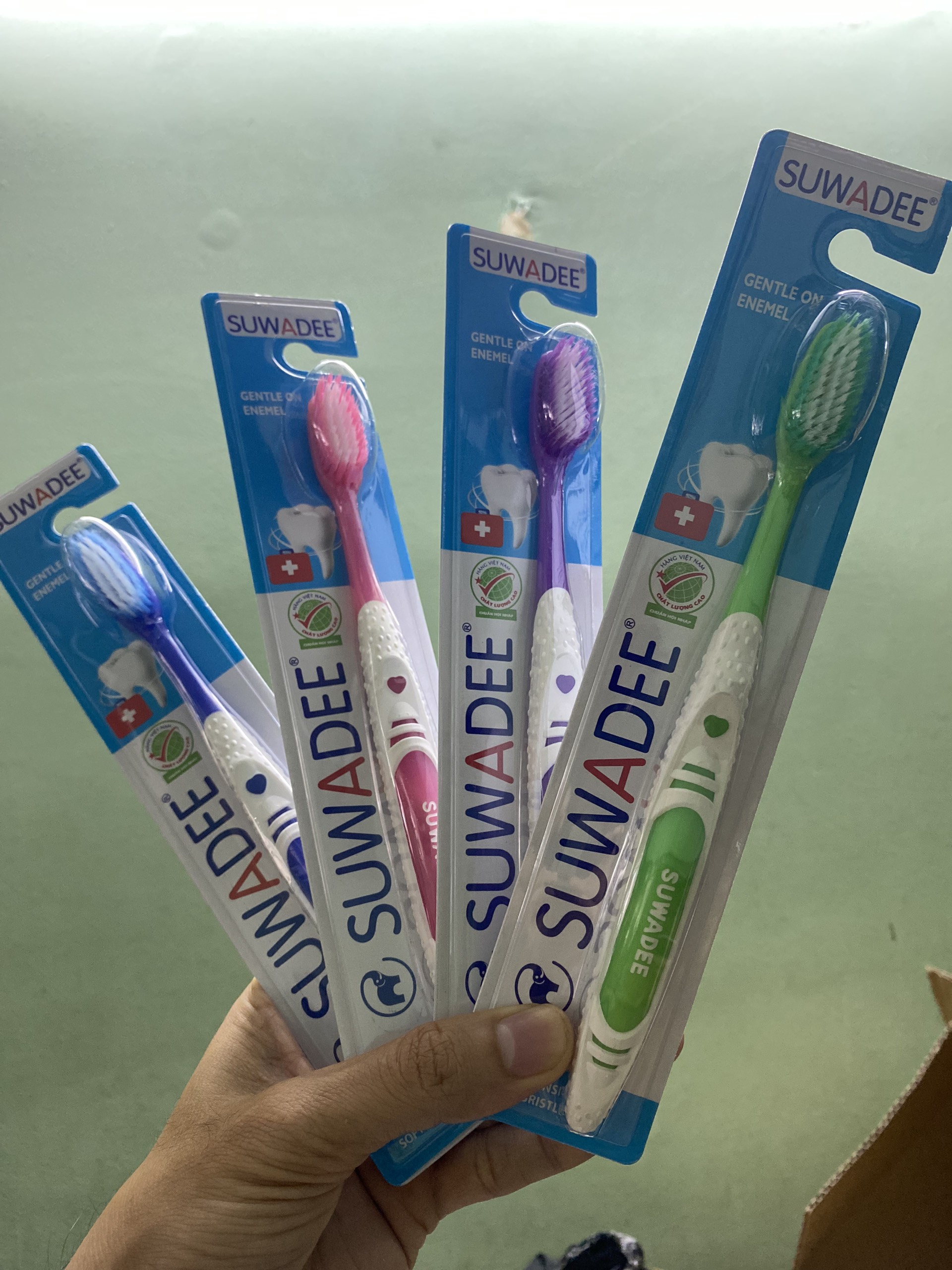 Combo 5 Bàn chải đánh răng sợi mềm Suwadee