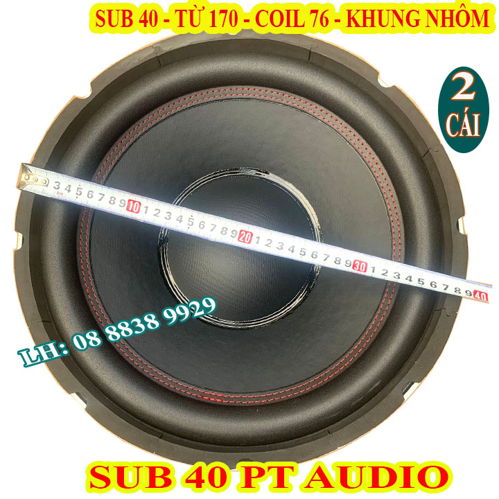 Bass Speaker sub 40 Martin from 170 coil 76 only red premium-price 1 speaker