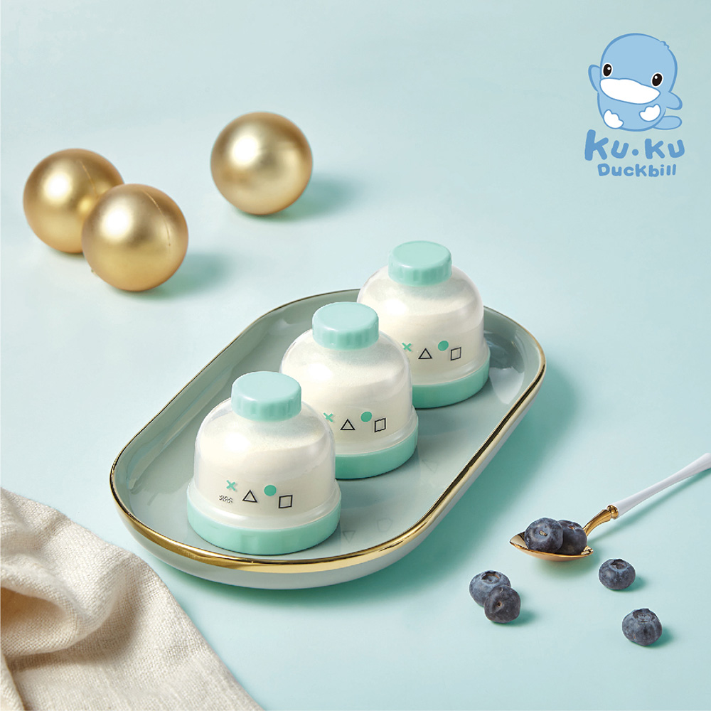 Hộp chia sữa 3 ngăn KU-Plus