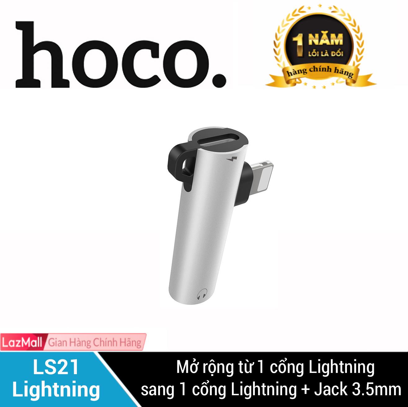Đầu chuyển đổi từ 1 cổng Lightning sang 1 cổng Lightning + Jack 3.5mm