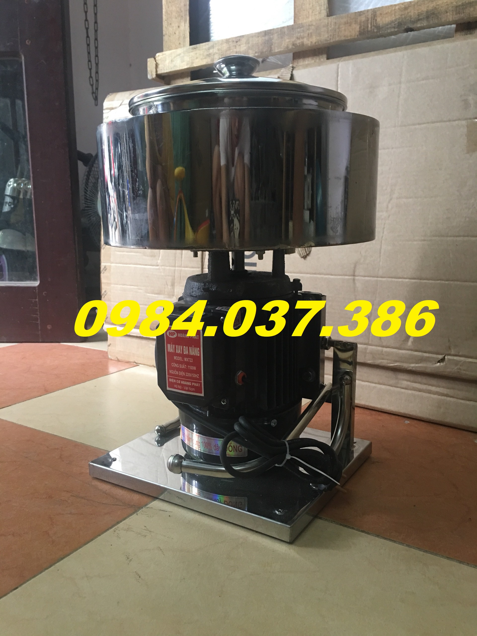 Máy xay giò chả 2kg có bao đá
